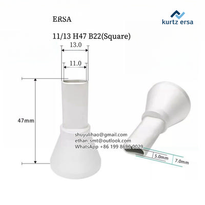 Ersa Selective wave soldering nozzle 11/13 H=47 B22 (square)